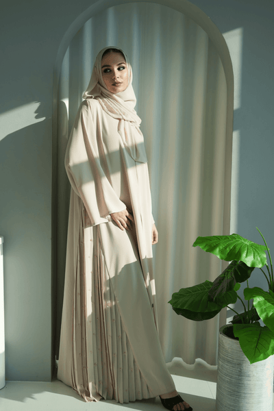 Fatima Graceful Pleats Abaya