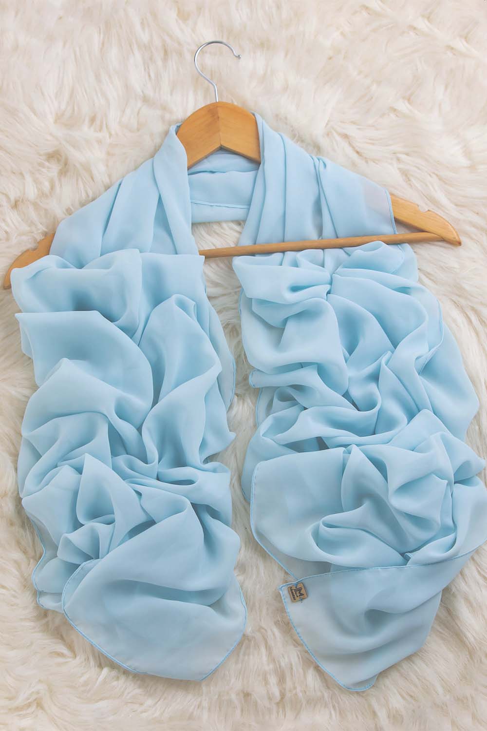 Ice Blue Classic Chiffon