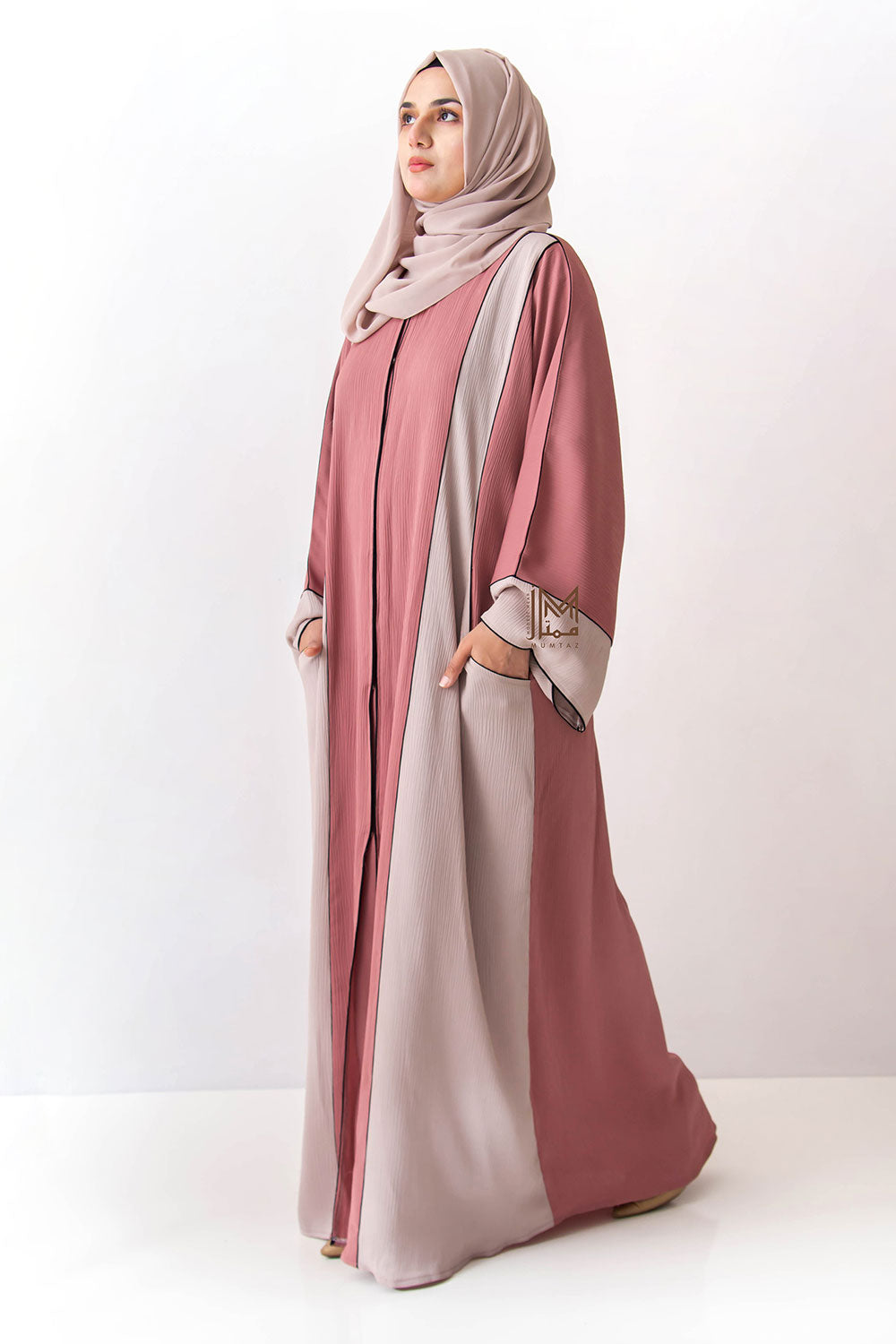 RIYA2.0 PINK ABAYA