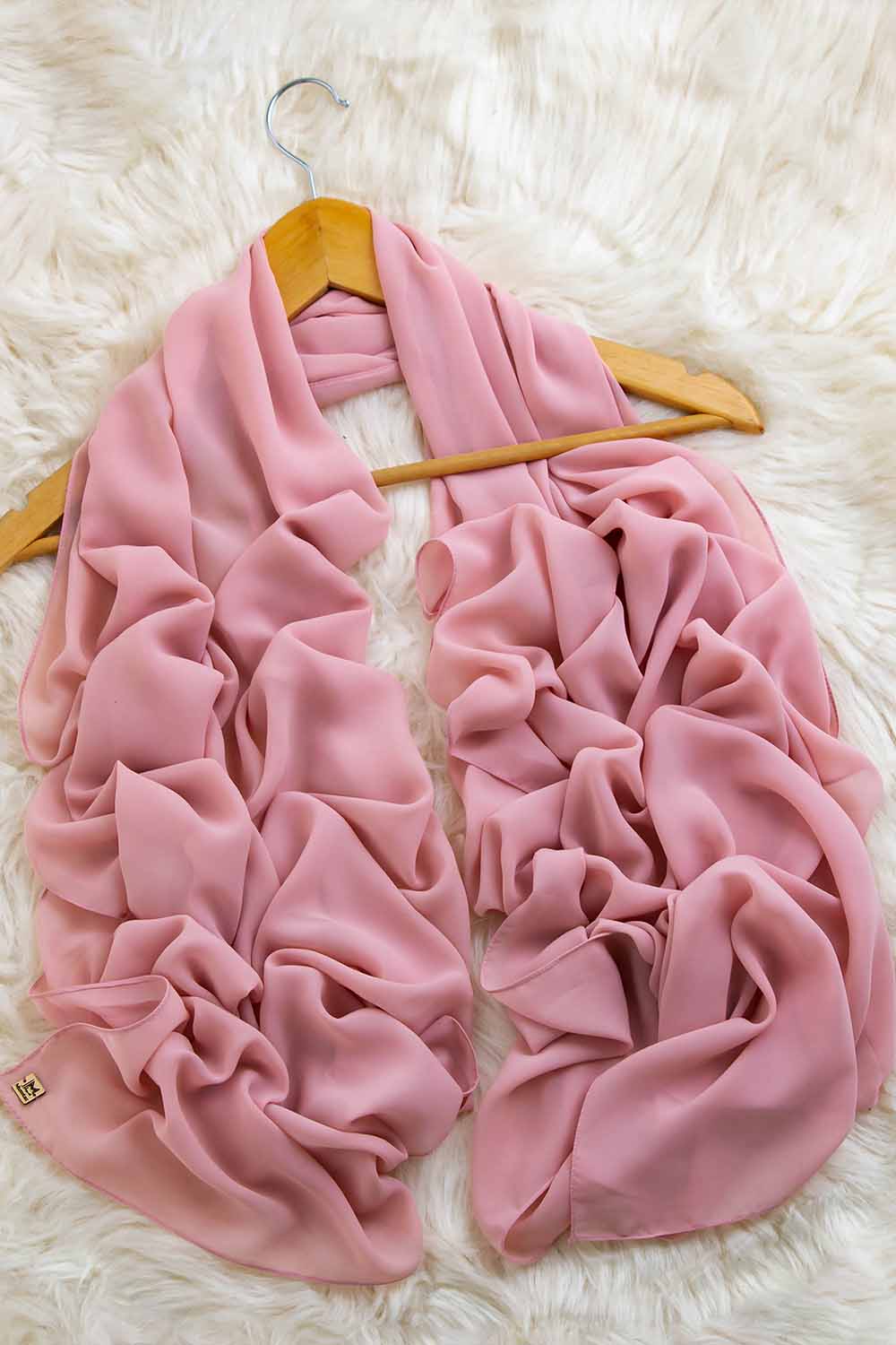 Rose Pink Classic Chiffon